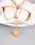 Oval Cat's Eye Necklace