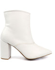 Pointed Toe Bootie with a Block Heel