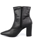 Pointed Toe Bootie with a Block Heel