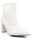 Pointed Toe Bootie with a Block Heel