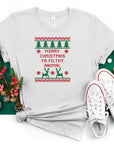 Colorful Merry Christmas Ya Filthy Animal Tee