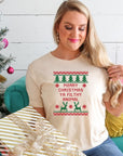 Colorful Merry Christmas Ya Filthy Animal Tee