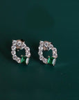 Classic Emerald Stud Earring