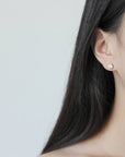 S925 Sterling Minimalist Zircon Stud Earring