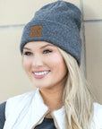 CC  Heathered Boyfriend Beanie