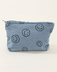 Zenana Corduroy Smile Clutch Bag