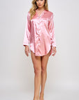 Kimberly Satin Sleepshirt