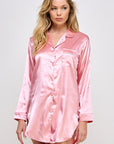 Kimberly Satin Sleepshirt