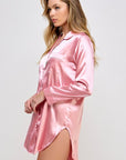 Kimberly Satin Sleepshirt