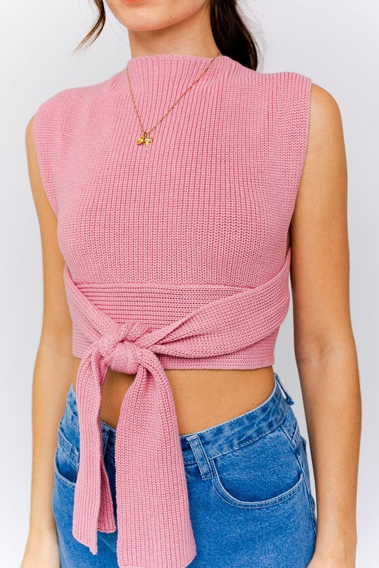 LE LIS Multi-Tie/Convertible Sweater Tank