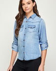 Tencel Denim Top - Online Only