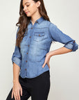 Tencel Denim Top - Online Only