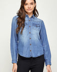 Tencel Denim Top - Online Only