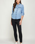 Tencel Denim Top - Online Only