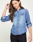 Tencel Denim Top - Online Only