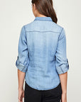 Tencel Denim Top - Online Only