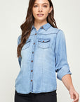 Tencel Denim Top - Online Only