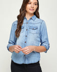 Tencel Denim Top - Online Only