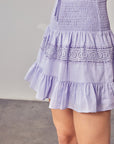 Do + Be Collection Lace Trim Detail Skirt