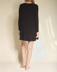 Fabina Bamboo Casual long sleeve V Neck Dress