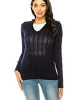 Plus Size Knit Hoodie Sweater