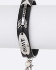 Fearless Leather Bracelet - Online Only