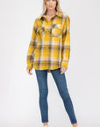 BOYFRIEND Fit Checker Plaid Flannel Long Sleeve