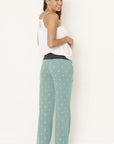 Polka Dot Drawstring Pants