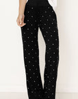 Polka Dot Drawstring Pants