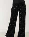 Polka Dot Drawstring Pants