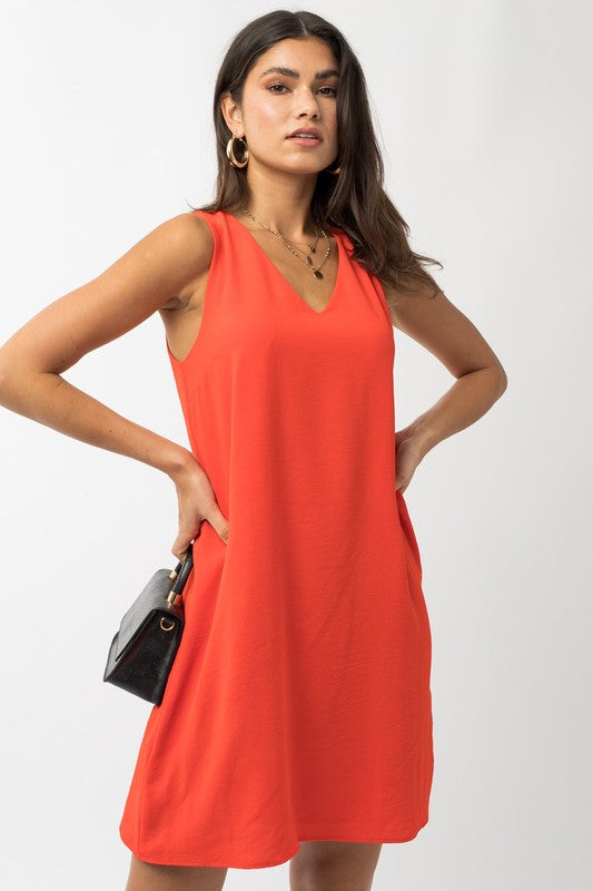 Gilli Simple Sleeveless Dress - Online Only