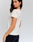 Gilli Short Sleeve Asymmetrical Top - Online Only