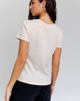 Gilli Short Sleeve Asymmetrical Top - Online Only