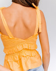 Le Lis Sleeveless Smocked Top - Online Only