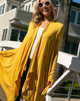 e Luna PLUS Solid Jersey Cascade Cardigan