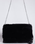 Faux Fur Shoulder Clutch Purse