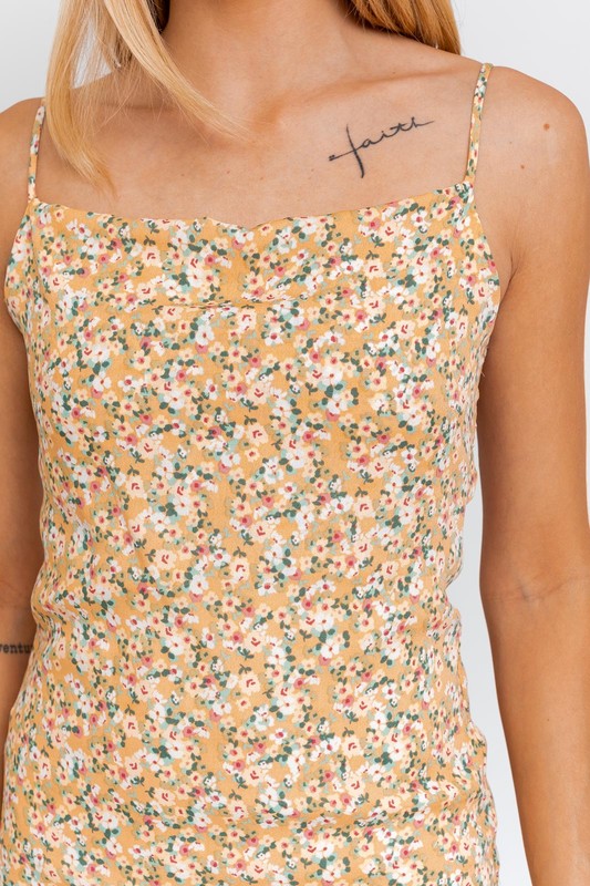 Forever 21 ruched ditsy floral clearance cami