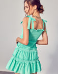 Smocked Tiered Dress - Online Only