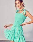 Smocked Tiered Dress - Online Only