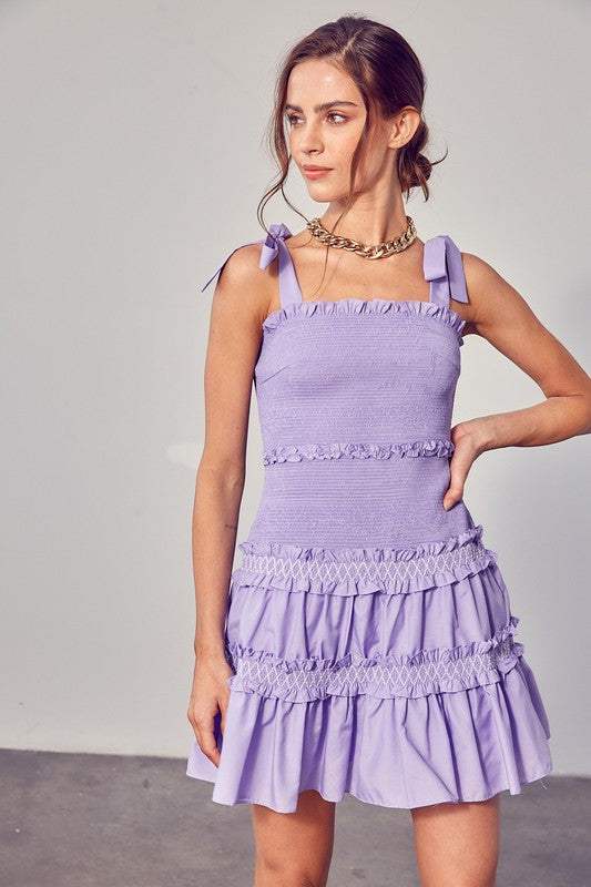 Smocked Tiered Dress - Online Only