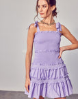 Smocked Tiered Dress - Online Only