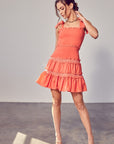 Smocked Tiered Dress - Online Only