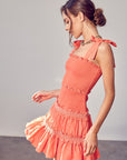 Smocked Tiered Dress - Online Only