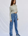 Insane Gene High Rise Pleated Mom Jeans