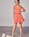 Do + Be Collection Tiered Ruffle Skirt