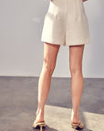 Do + Be Collection Front Pleat Shorts