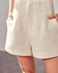 Do + Be Collection Front Pleat Shorts