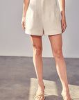 Do + Be Collection Front Pleat Shorts