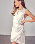 Do + Be Collection Collar Wrap Dress