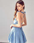 Do + Be Collection A-Line Open Back Dress